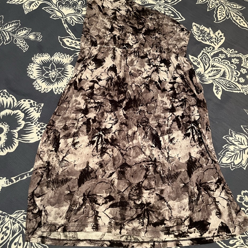 Elegant Black and Gray Women's Dress